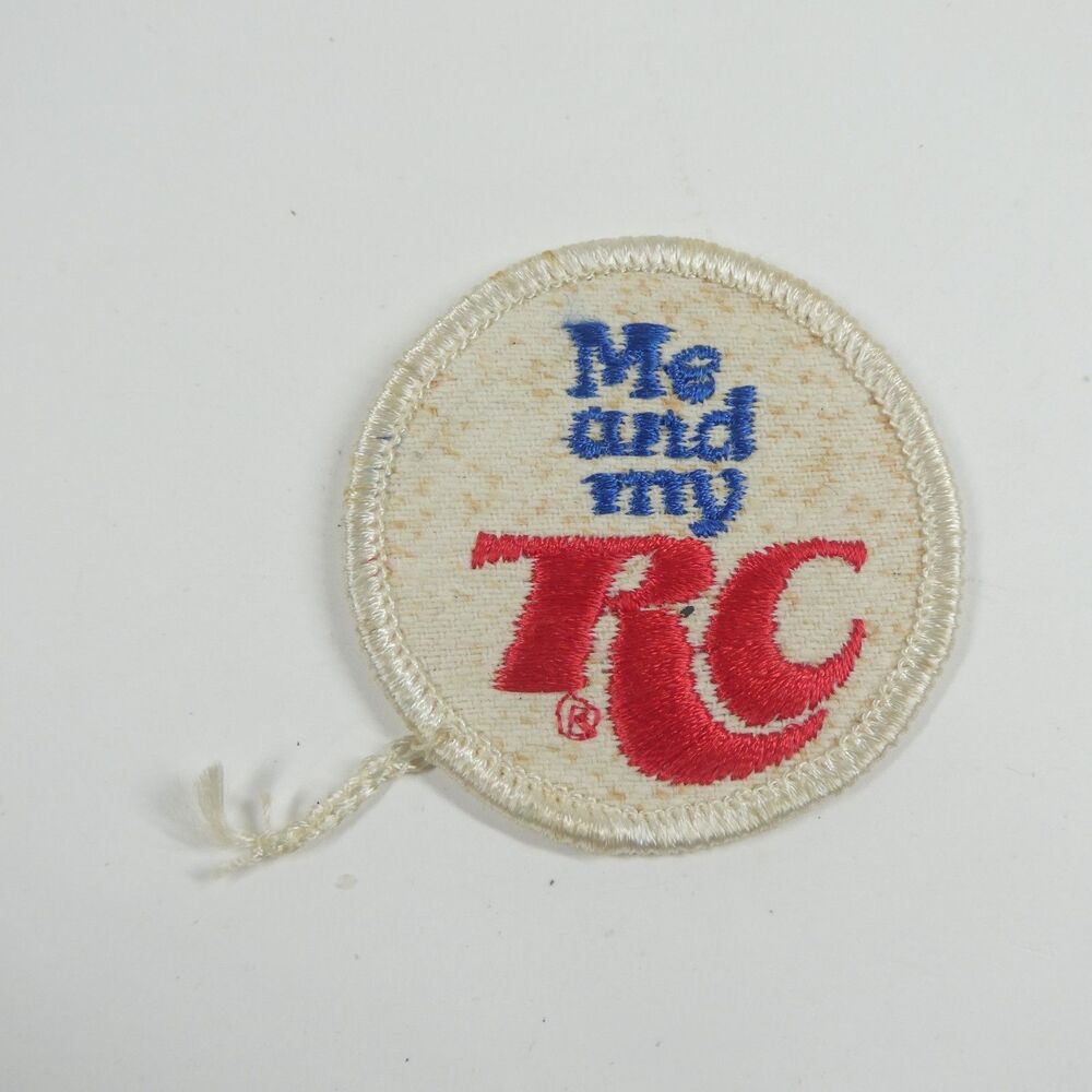 Me and My RC Cola Royal Crown Soda Embroidered Patch Vintage Round